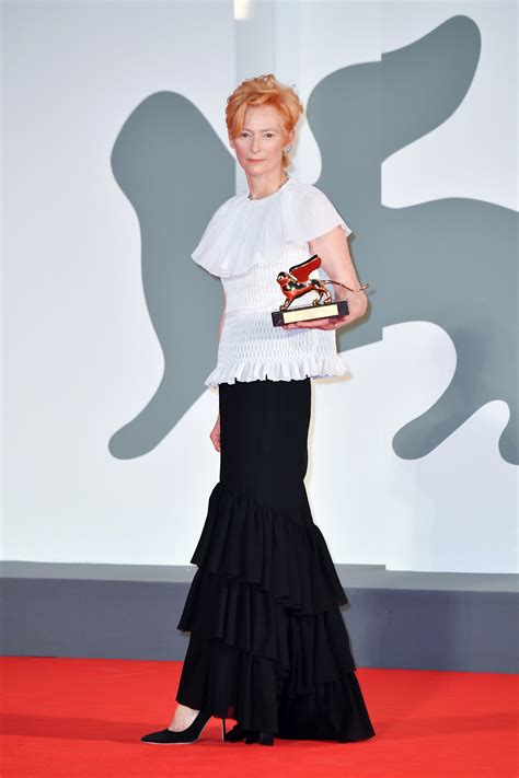 tilda swinton would ne chanel no 22|Tilda Swinton red carpet.